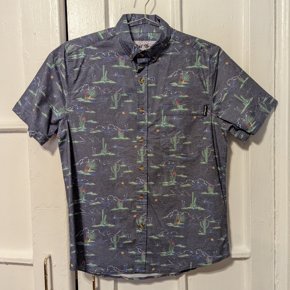 Men's Gray Patterned Shirt